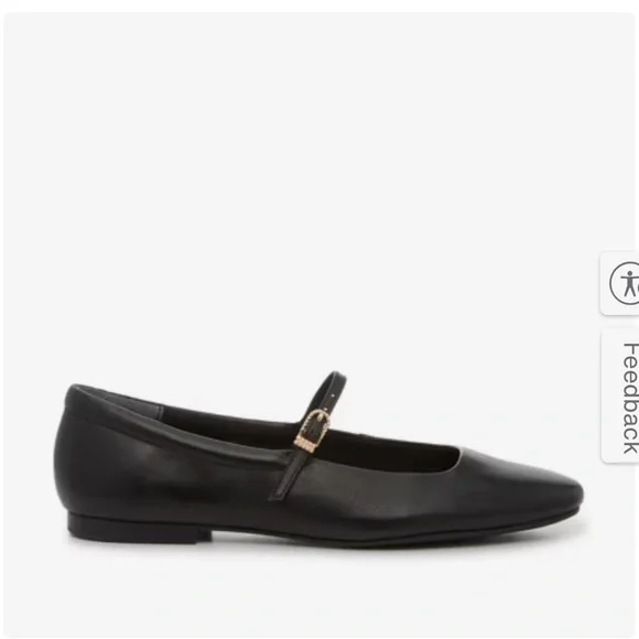 Dolce Vita Aileen black leather Mary Jane flats - Picture 3 of 9